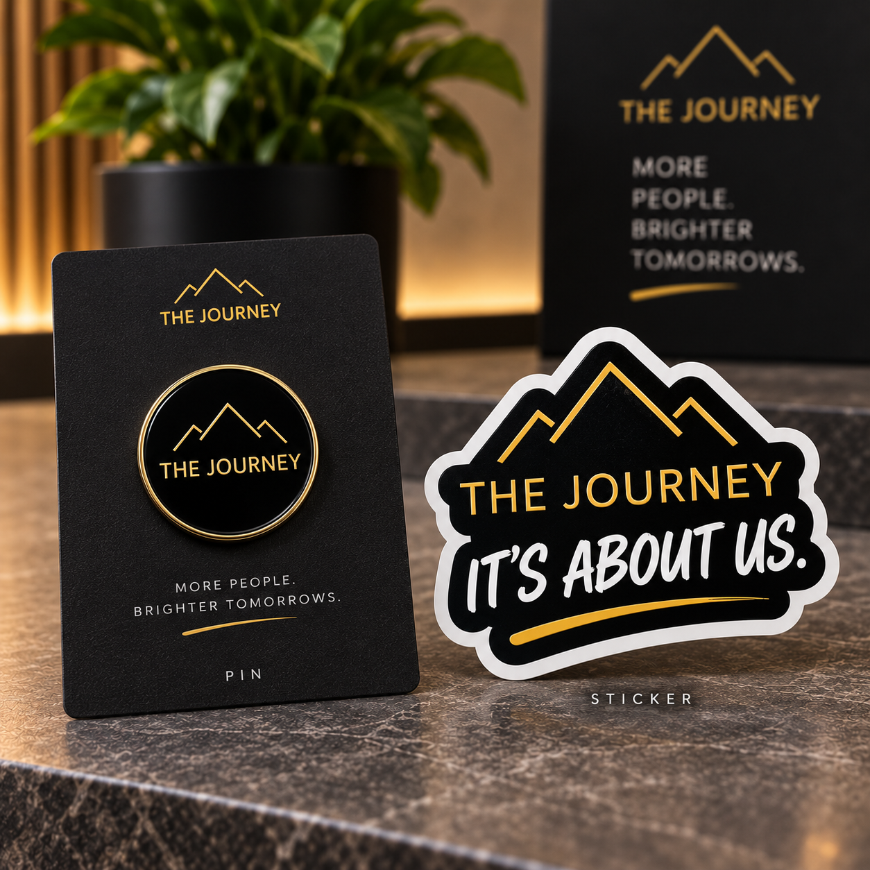 The Journey Pin and Sticker Pack