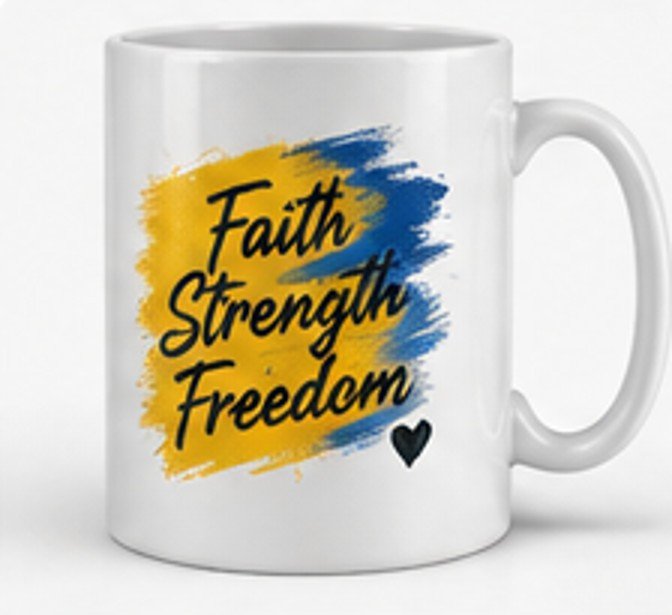 Ukraine strength mug